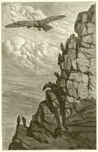 A águia e o corvo de Ernest Henry Griset