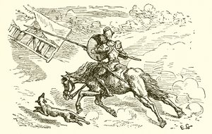 O cavaleiro e seu carregador de Ernest Henry Griset