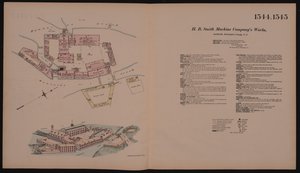 Obras de HB Smith Machine Companys, Smithville, Burlington, Nova Jersey, Pesquisa Geral de Hexamer, 1881