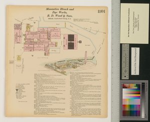 Manantico Bleach e Dye Works, Pesquisas Gerais Hexamer, Volume 12, Plate 1101