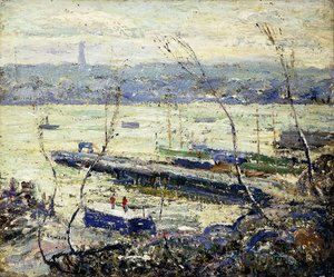 No Hudson de Ernest Lawson