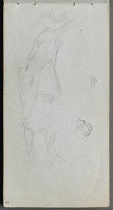 Sketchbook, página 05: Estudo da Figura. de Ernest Meissonier