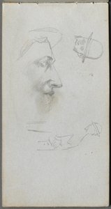 Sketchbook, página 14: Figuras de Ernest Meissonier