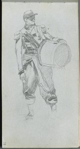 Sketchbook, página 79: Soldado com Tambor