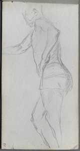 Sketchbook, página 87: Estudo da Figura de Ernest Meissonier