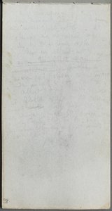 Caderno de desenho, página 89: Notas. de Jean Louis Ernest Meissonier