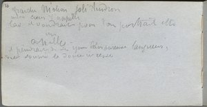 Caderno de desenho, página 95: Notas. de Jean Louis Ernest Meissonier