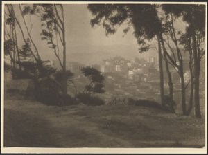 A cidade vista do cimo da colina de Ernest Mitchell Pratt