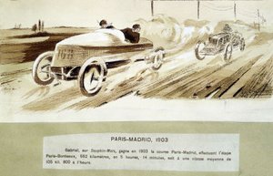 A corrida Paris-Madrid de Ernest Montaut