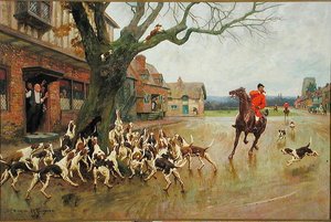 Uma raposa em apuros de Ernest Pile Bucknall