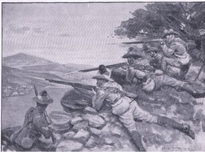 Dando a eles uma chance, de After Pretoria: The Guerilla War publicada por Harmsworth Bros Limited, 1901 de Ernest Prater