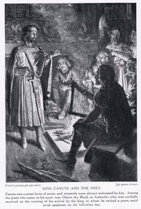 Rei Canuto e o poeta, de 1920 de Ernest Prater