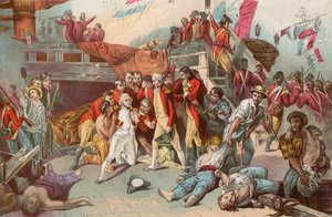 A última batalha de Nelson de Ernest Slingeneyer