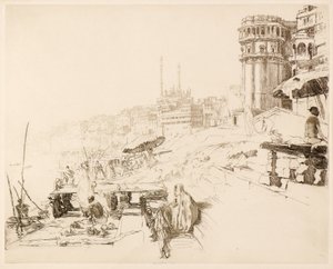Mesquita e Templo, século 20 (gravura e ponta seca)