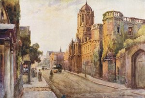 Igreja de Cristo (lito a cores) de Ernest William Haslehust