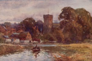 "Drunken Bidford" (cor litho) de Ernest William Haslehust