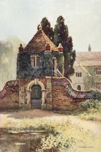 Gateway, Poxwell Manor House (lito colorido) de Ernest William Haslehust