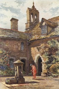 O Hospital Coningsby, ou Red Coat (cor litho) de Ernest William Haslehust
