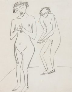 Homem mulher de Ernst Ludwig Kirchner