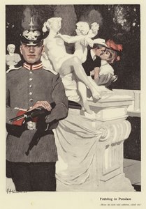 Primavera em Potsdam (cor litho)