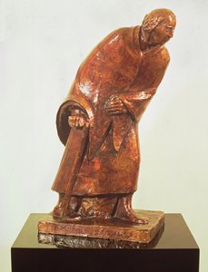 Mulher Velha com uma Bengala, 1913 (bronze)