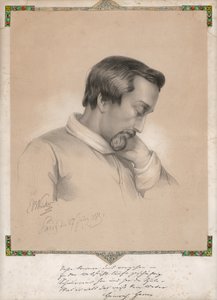Julius Ernst Benedikt Kietz, Retrato de Heinrich Heine de Ernst Benedikt Kietz