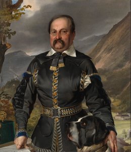 Alemão: Franz Anton Ritter von Jakomini em uniforme de mineiro de Ernst Christian Moser