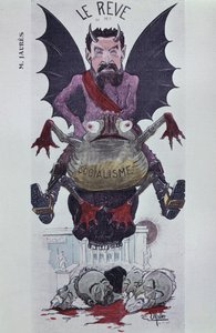 O sonho de M. Jaures, 1906 de Ernst Emmanuel Muller