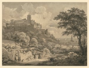 Heidelberg. Vista do castelo de Ernst Fries