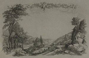Seis vistas do Castelo de Heidelberg de Ernst Fries