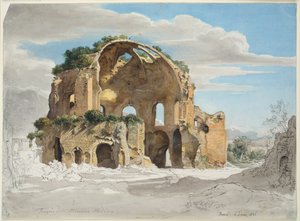 Templo de Minerva Medica em Roma de Ernst Fries