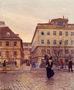 O Getreidemarkt e Papagenogasse em Viena