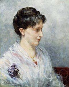 Retrato de maria de Ernst Josephson