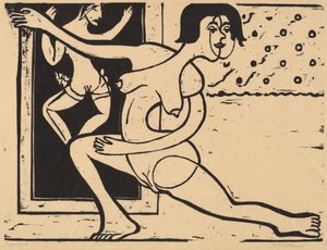 Dançarino Praticando, 1934. de Ernst Ludwig Kirchner
