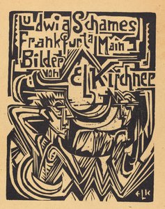 Ludwig Schames Frankfurt a Main Foto de E L Kirchner Ludwig Schames Frankfurt..., 1919. de Ernst Ludwig Kirchner