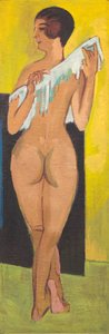 Figura Nu [reverso], 1907. de Ernst Ludwig Kirchner