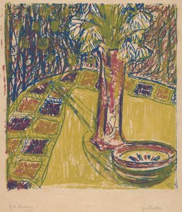 Natureza morta, 1907. de Ernst Ludwig Kirchner