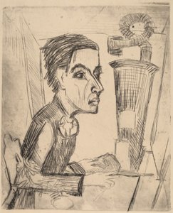 O Pintor, 1923. de Ernst Ludwig Kirchner