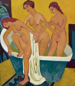 Mulheres de banho de Ernst Ludwig Kirchner
