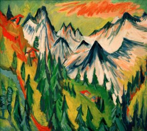 montanha de Ernst Ludwig Kirchner