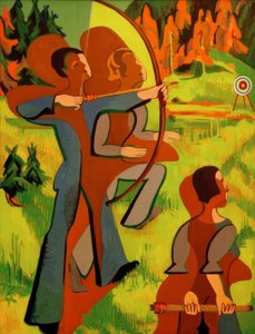 arqueiros de Ernst Ludwig Kirchner