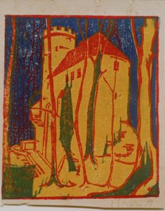 Castelo Rabenstein de Ernst Ludwig Kirchner