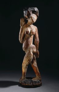 Dançarino com colar, 1910 (madeira pintada)