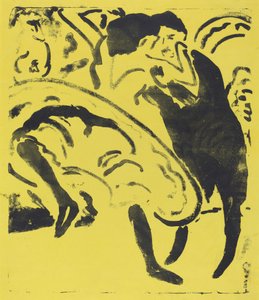 Casal Dançarino de Ernst Ludwig Kirchner