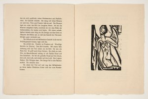 A Canoness e a Morte. Ilustrações para um romance de Alfred Doeblin de Ernst Ludwig Kirchner