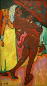 O Dançarino Negro de Ernst Ludwig Kirchner