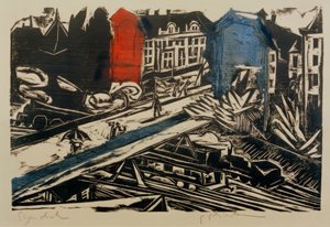 ELKirchner, ponte de transferência do Wannseebahn de Ernst Ludwig Kirchner