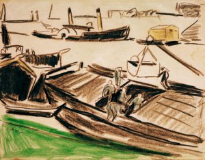 Elbzillen II de Ernst Ludwig Kirchner