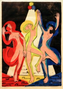 Farbentanz de Ernst Ludwig Kirchner