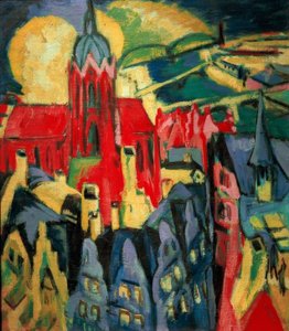 Catedral de Frankfurt de Ernst Ludwig Kirchner